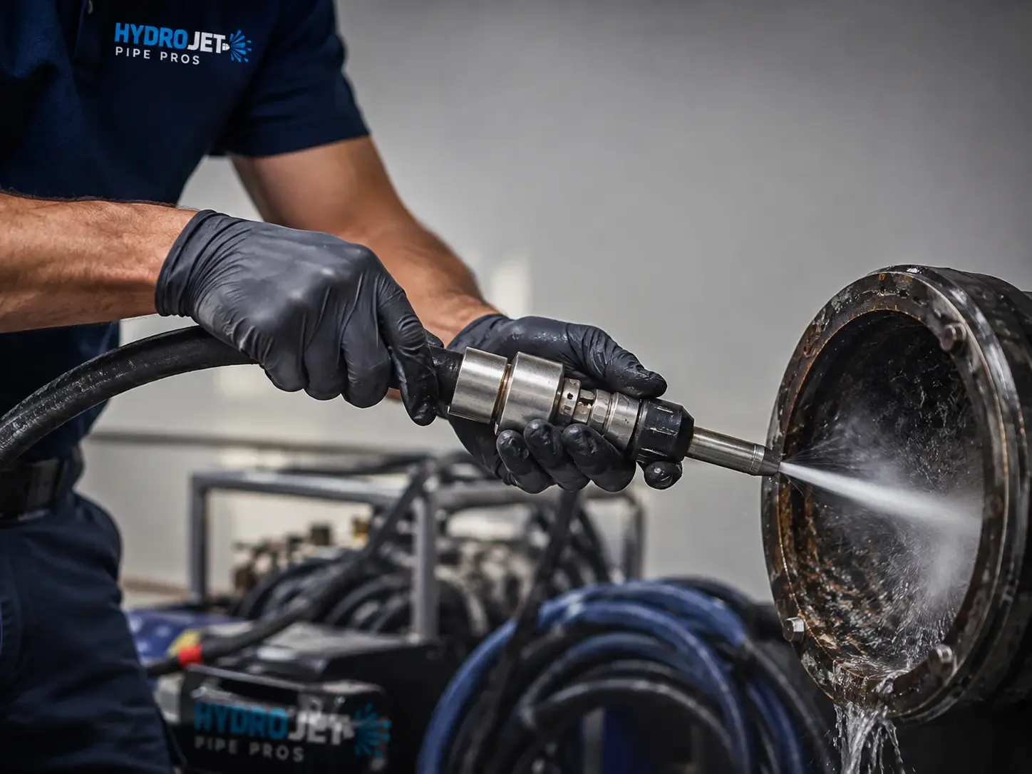 Hydro Jet Pipe Descaling in Squaw Valley, CA